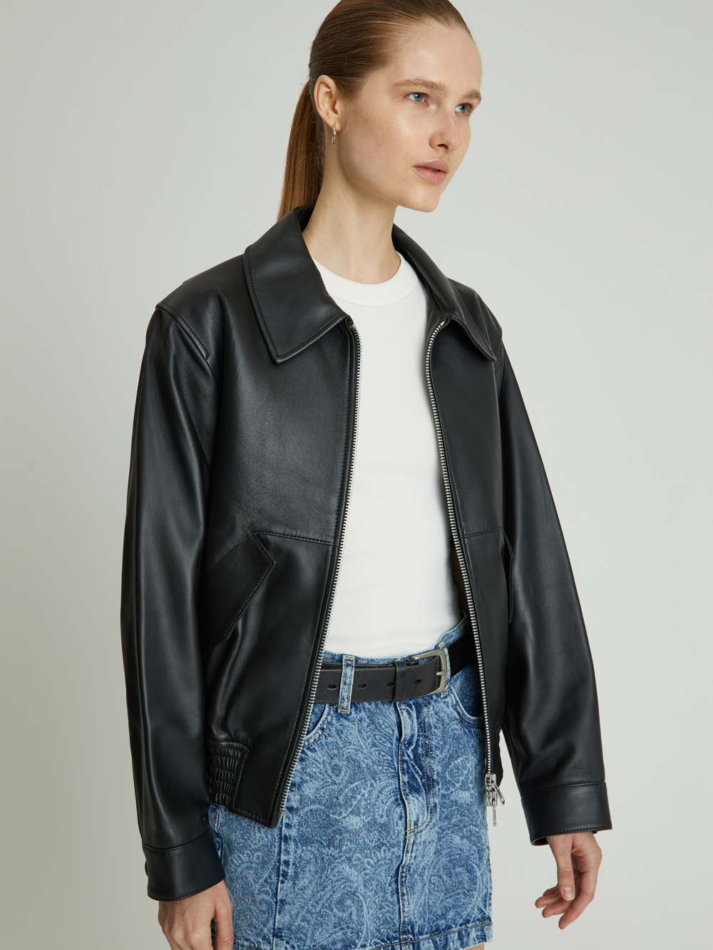 [ESSENTIAL] Torino Single Leather Jacket