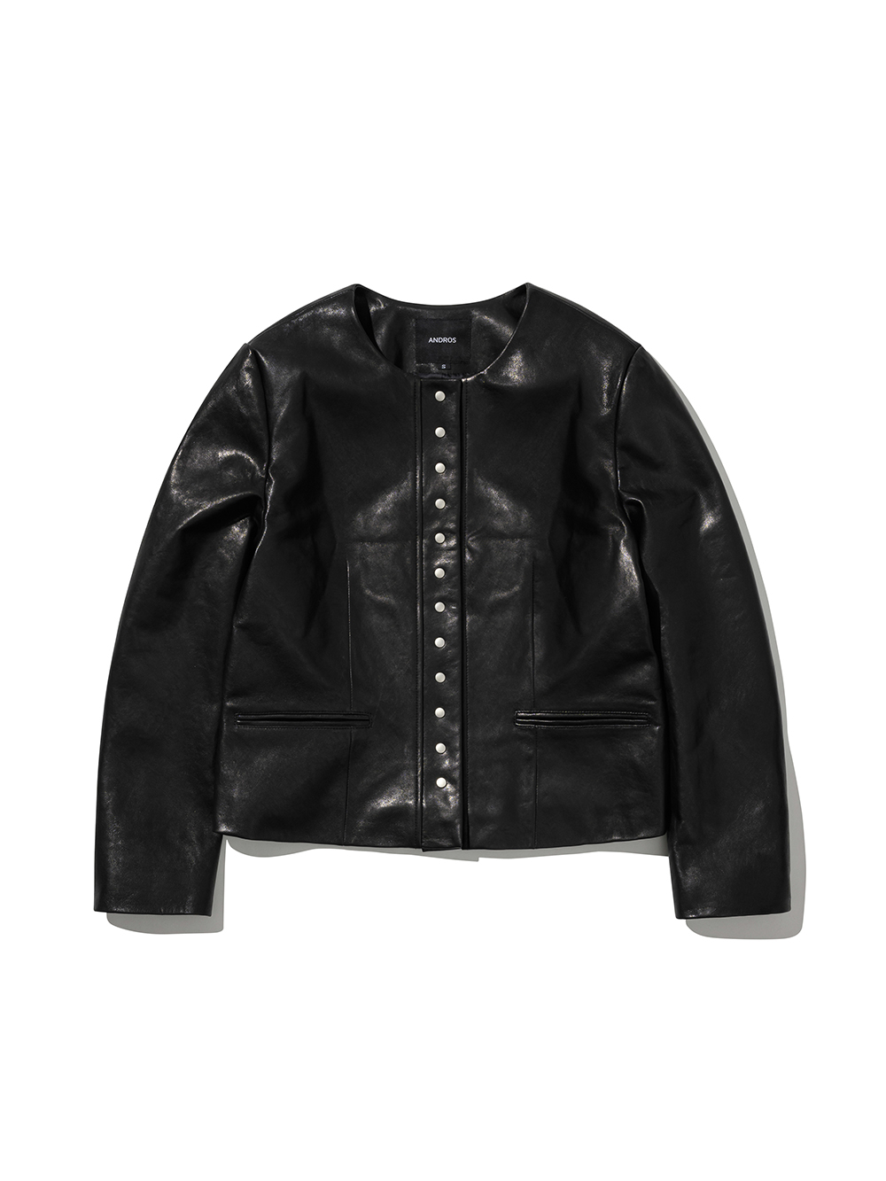 Classic Vegetable Leather Jacket (Black)